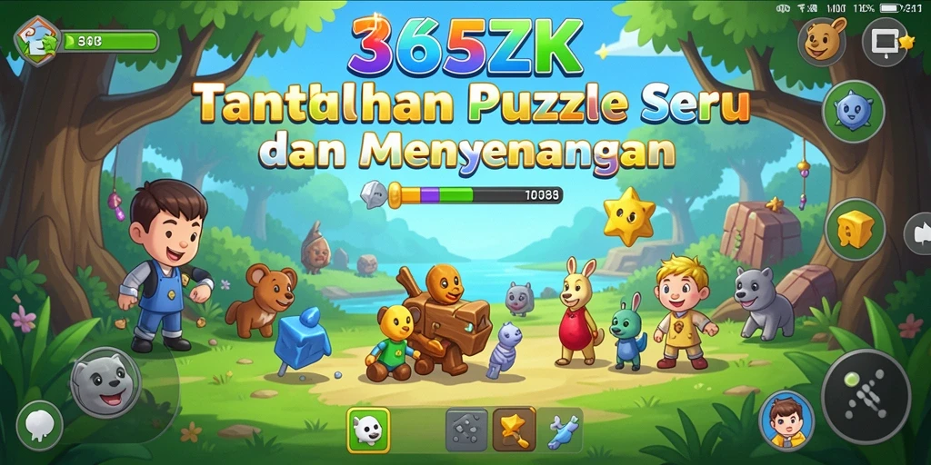 Tangkapan layar menunjukkan gameplay menegangkan dari puzzle yang harus dipecahkan.