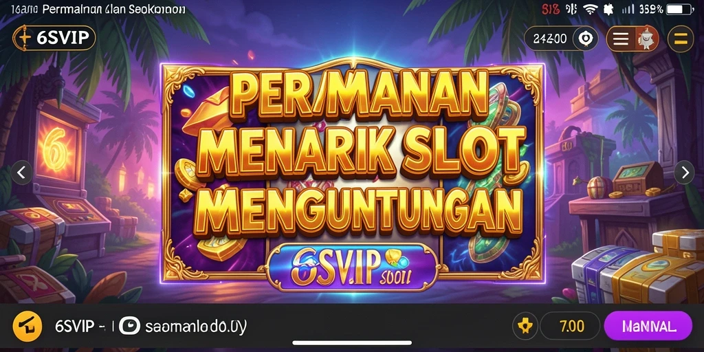 Tangkapan layar gameplay menarik dari 6SVIP yang menunjukkan aksi Slot.