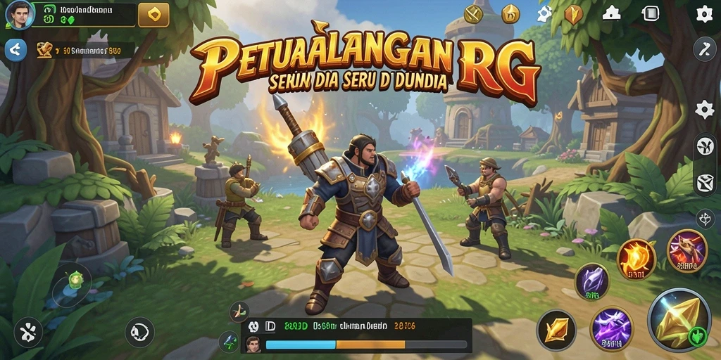 Tampilan gameplay RPG yang menarik dan mendebarkan di 88ID.