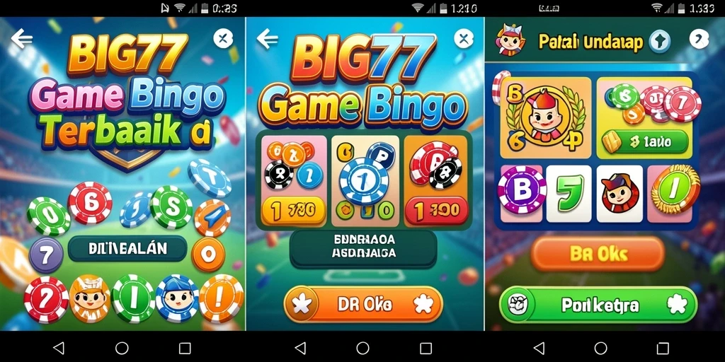 Tangkapan layar utama <strong>BIG77</strong> menunjukkan gameplay seru Bingo.