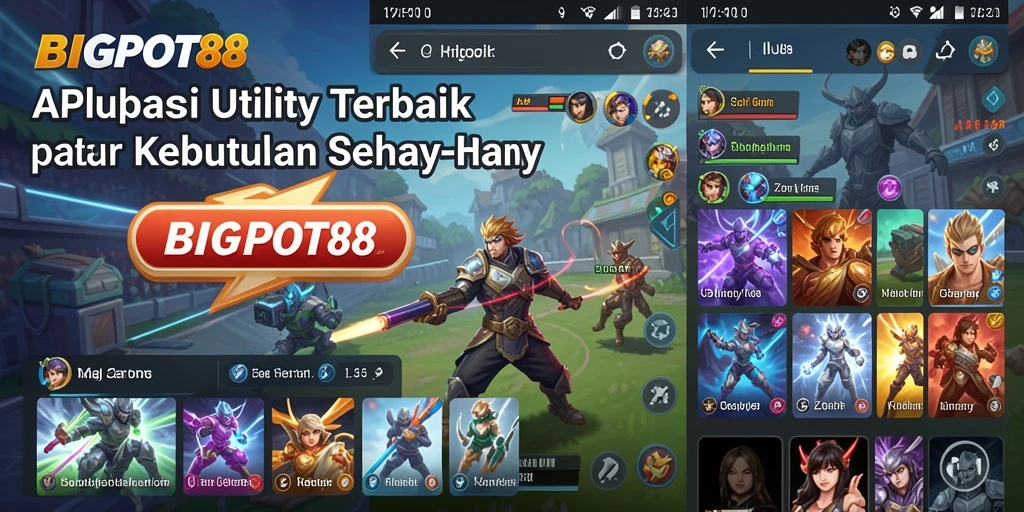 Screenshot utama BIGPOT88 menampilkan antarmuka pengguna yang intuitif.