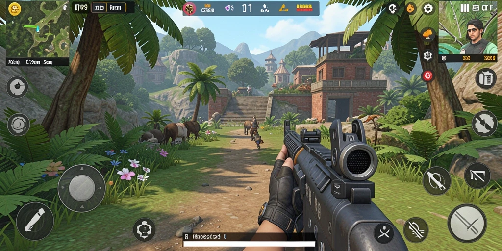 Tampilan gameplay seru dalam C7890 dengan aksi mendebarkan.