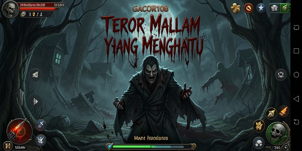 Tampilan gameplay GACOR108 yang menegangkan dan menyeramkan.