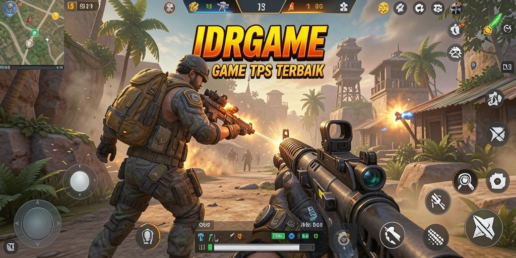 Gameplay menegangkan dengan strategi tembak-menembak di IDRGAME.