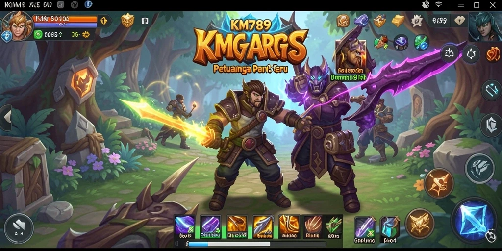 Tampilan gameplay seru dalam dunia ARPG yang menantang.