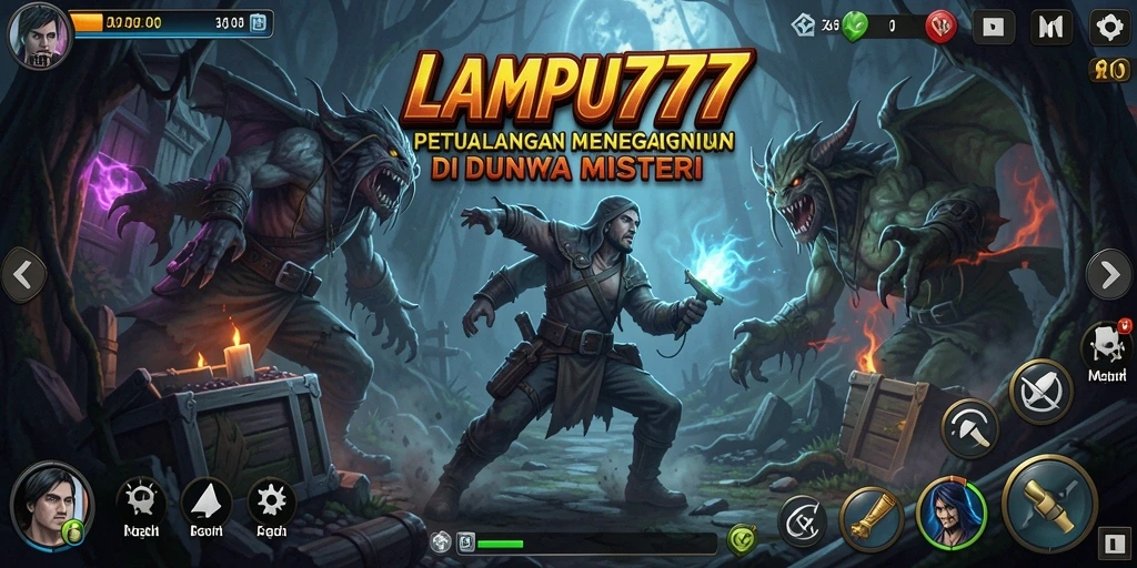 Gameplay seru di dunia misteri LAMPU777 yang penuh petualangan.