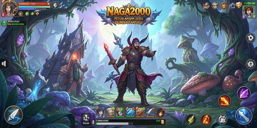 Tangkapan layar gameplay NAGA2000 yang menampilkan petualangan seru.