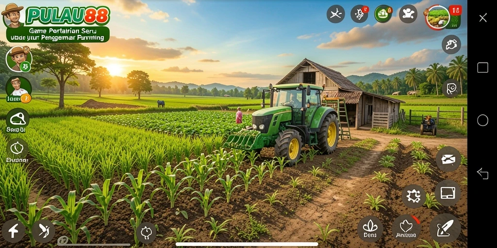 Tampilan gameplay menarik dan interaktif PULAU88 yang menakjubkan.
